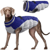 Winter Windproof Fleece-Lined Dog Coat