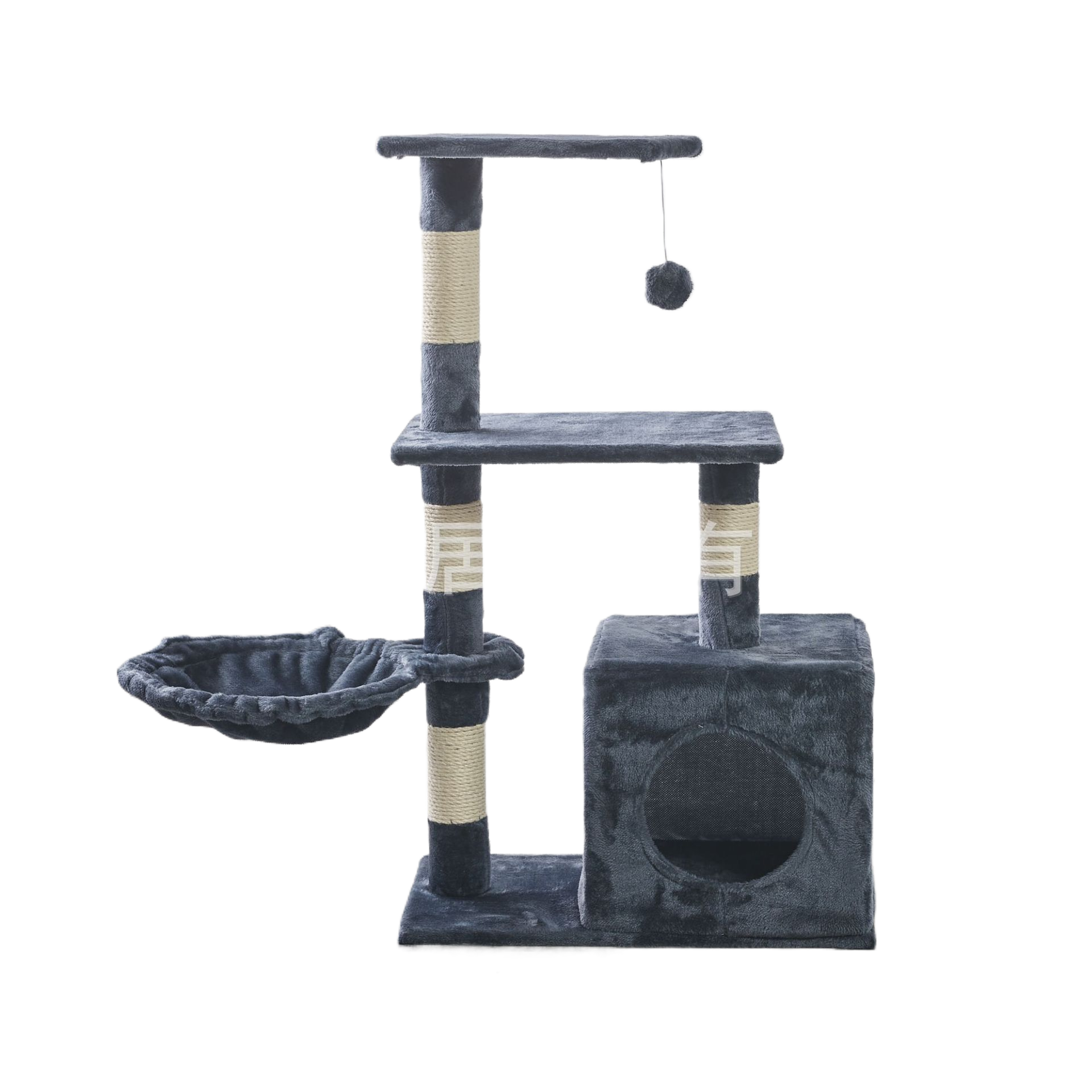 Ready-Made Velvet Cat Climbing Frame