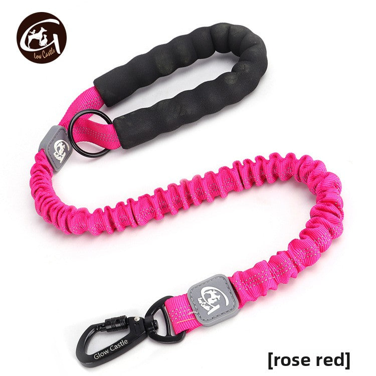 Stretchable towing rope, elastic towing rope