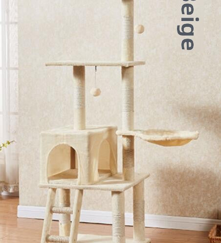 Ready-Made Velvet Cat Climbing Frame