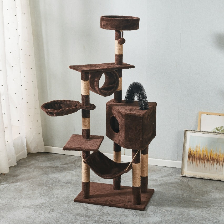 Ready-Made Velvet Cat Climbing Frame