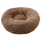 plush round pet kennel