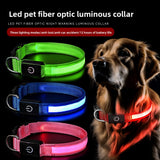 Pet charging and glowing collar