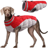 Winter Windproof Fleece-Lined Dog Coat