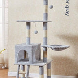 Ready-Made Velvet Cat Climbing Frame