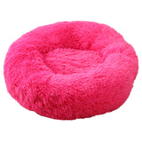 plush round pet kennel