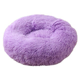 plush round pet kennel