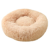 plush round pet kennel