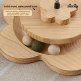 Vertical cat scratching post