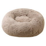 plush round pet kennel