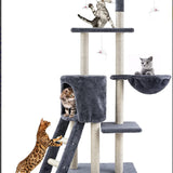 Ready-Made Velvet Cat Climbing Frame
