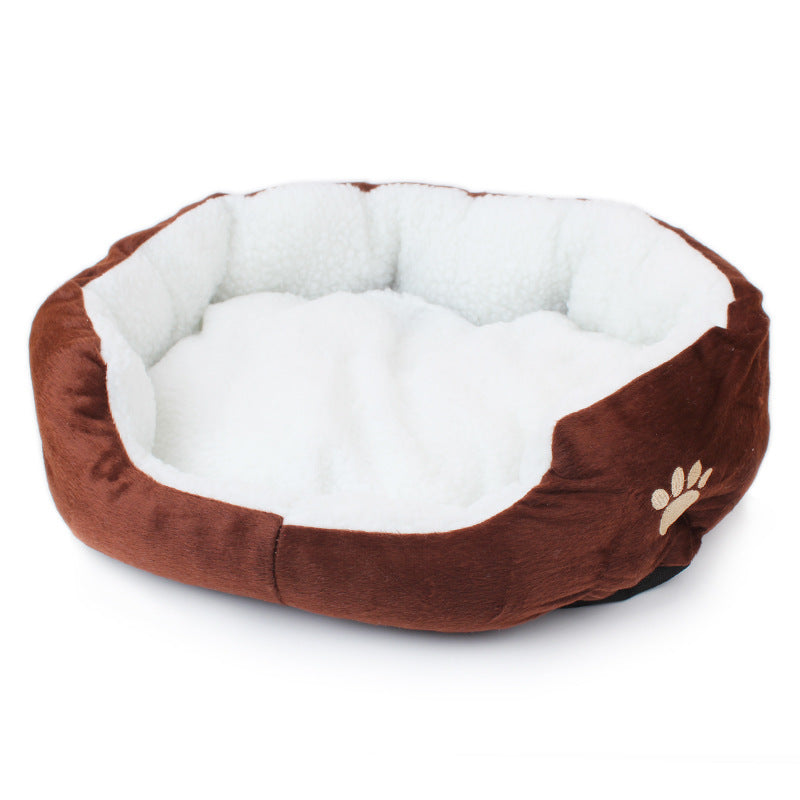Factory direct small large lamb kennel teddy bear pet nest Mat supplies spot wholesale