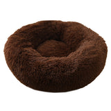 plush round pet kennel