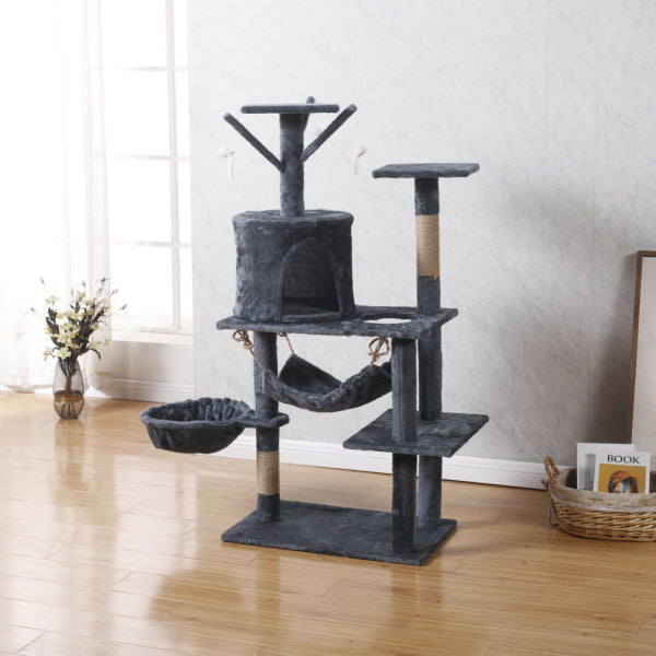 Ready-Made Velvet Cat Climbing Frame