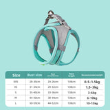 Adjustable Reflective Dog Harness Vest with Leash