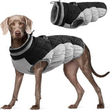 Winter Windproof Fleece-Lined Dog Coat