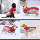 Winter Windproof Fleece-Lined Dog Coat