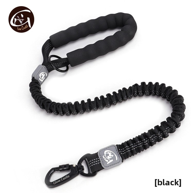Stretchable towing rope, elastic towing rope