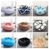 plush round pet kennel